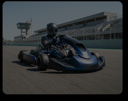 Go-kart on track